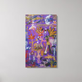 The Purple Signs Canvas Afdruk (Voorkant)