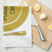 The Purrfect Chef- Funny Kitchen Towels Theedoek (Quarter Fold)