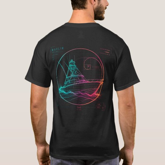 The Pursuit Blueprint T-shirt (Achterkant)