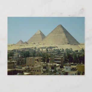 The Pyramids of Giza, c.2589-30 BC, Old Kingdom Briefkaart