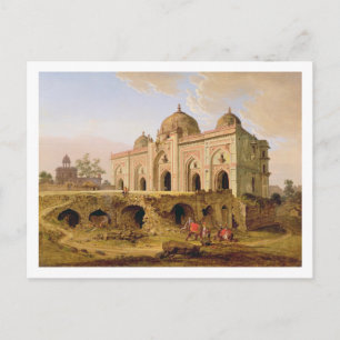 The Qal' A-l-Kuhna Masjid, Purana Qila, Delhi, c.1 Briefkaart