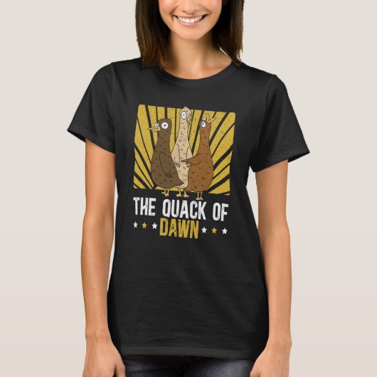 The Quack Of Dawn Duckling Bird Waterfowl Duck T-shirt (Voorkant)