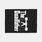The Quadfather Gym Motivational Humor Tee Shirt  Fleece Deken (Voorkant (Horizontaal))