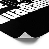 The Quadfather Gym Motivational Humor Tee Shirt  Poster (Hoek)