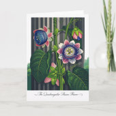 The Quadrangular Passion Flower Modern Botanical Kaart (Voorkant)