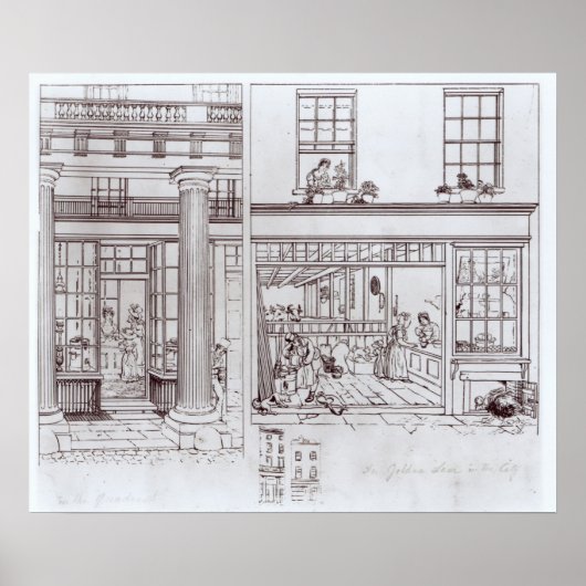 The Quadrant, Regent Street en Golden Lane Poster (Voorkant)