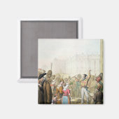 The Quai d'Ecole, Parijs, 1831 Magneet (Voorkant / Achterkant)