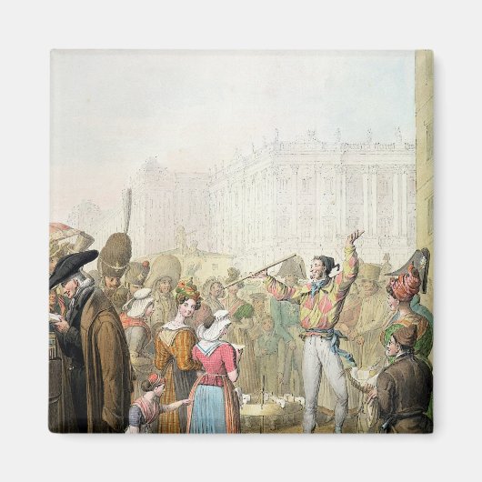 The Quai d'Ecole, Parijs, 1831 Magneet (Voorkant)