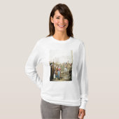 The Quai d'Ecole, Parijs, 1831 T-shirt (Voorkant volledig)