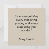 The Quarters Design 01 - Flat Card (Achterkant)