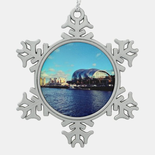 The Quayside Tin Sneeuwvlok Ornament (Voorkant)