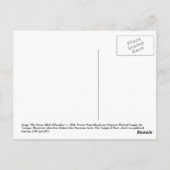 "The Queen (Bird of Paradise)" - Temple of Flora Briefkaart (Achterkant)