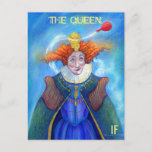 The Queen briefcard by Mike Winterbauer Briefkaart<br><div class="desc">The Queen laments another birthday as a red balloon whizzes by in the painting I did for the book "IF" that my wife wrote and I illustrated. More great art at www.winterbauerarts.com.</div>