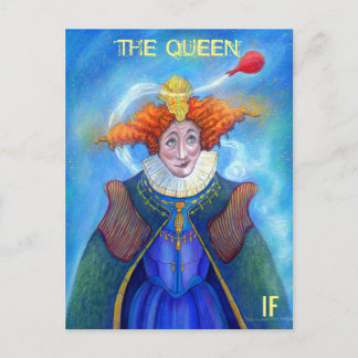 The Queen briefcard by Mike Winterbauer Briefkaart
