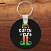 The Queen Elf Christmas Family Matching Pajamas Qu Sleutelhanger (Voorkant)