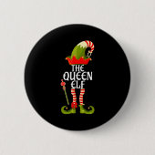 The Queen Elf Family Matching Christmas 2023 Ronde Button 5,7 Cm (Voorkant)