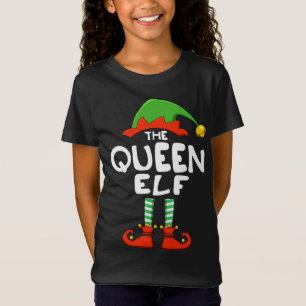 The Queen Elf Funny Matching Family Kerstmis T-shirt
