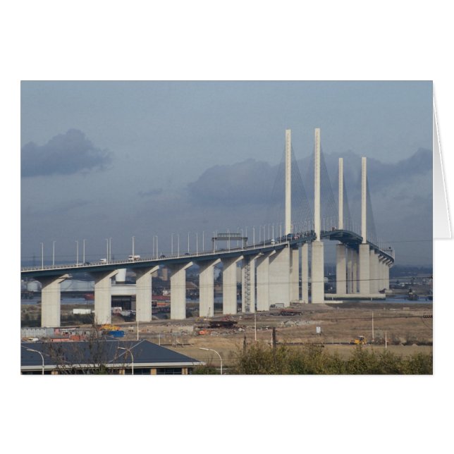 The Queen Elizabeth Bridge, Dartford, Engeland (Voorkant Horizontaal)