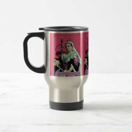 The Queen en The Hookah Reisbeker (Links)