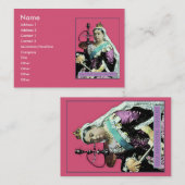 The Queen en The Hookah Visitekaartje (Voorkant / Achterkant)