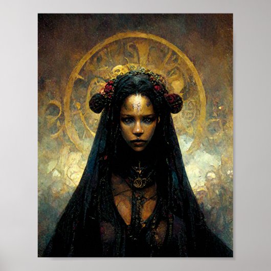 The Queen Fantasy Scifi Art Poster (Voorkant)