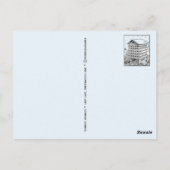 THE QUEEN IS IN - Bijenhouder bijenstal Queen Bee Briefkaart (Achterkant)