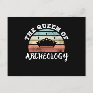 The Queen of Archeology Moederdag Gifts Briefkaart