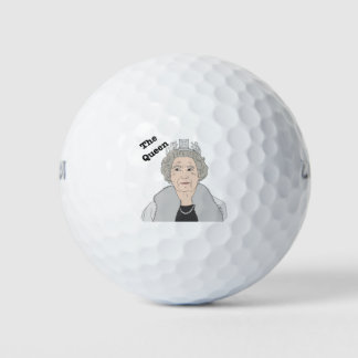The Queen of England Elizabeth II English royalty Golfballen
