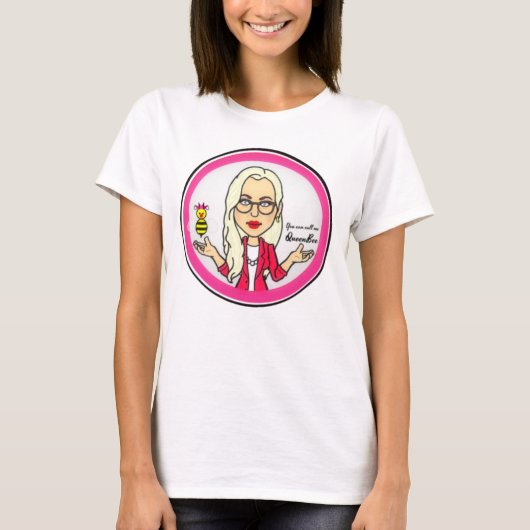 The QueenBeeing Hot Pink T-shirt (Voorkant)