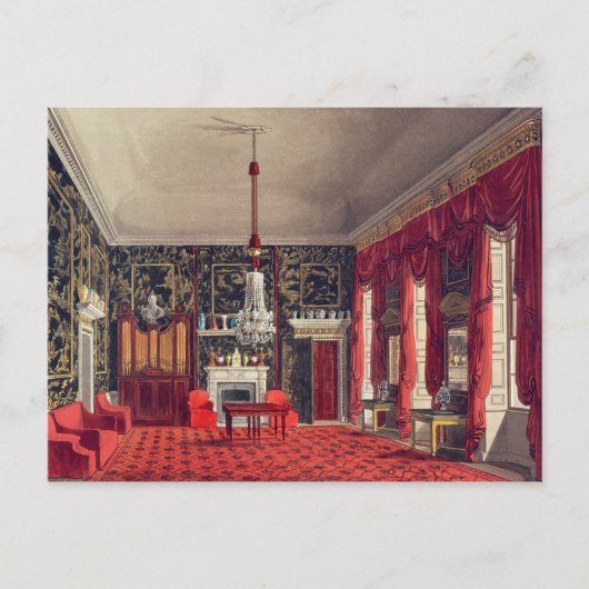The Queen's Breakfast Room, Buckingham House Briefkaart (Voorkant)
