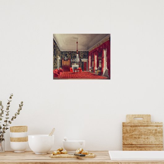 The Queen's Breakfast Room, Buckingham House Poster (Keuken)