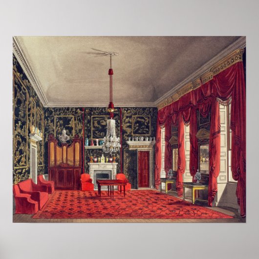 The Queen's Breakfast Room, Buckingham House Poster (Voorkant)