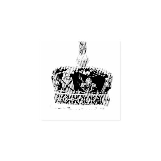 The Queen's Crown Rubberstempel (Afrduk)
