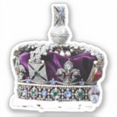 The Queen's Crown Sticker (Voorkant)