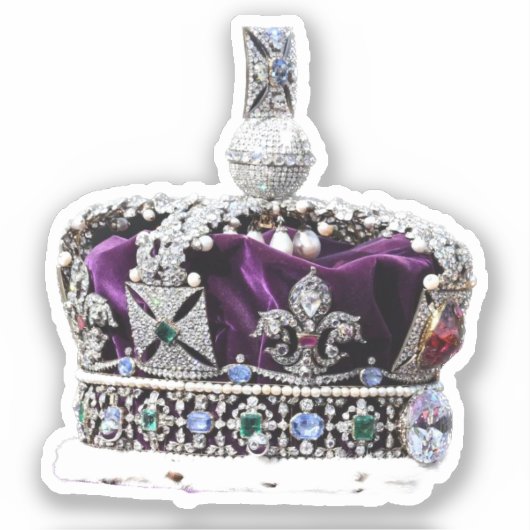 The Queen's Crown Sticker (Voorkant)