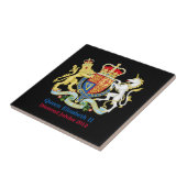 The Queen's Diamond Jubilee Crest Tegeltje (Zijkant)