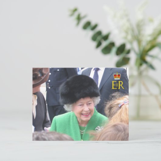 The Queen's Diamond Jubilee Postcard Briefkaart (Staand voorkant)