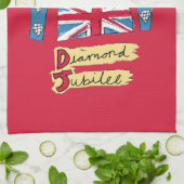 The Queen's Diamond Jubilee Theedoek (Gevouwen)