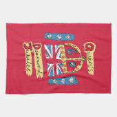 The Queen's Diamond Jubilee Theedoek (Horizontaal)