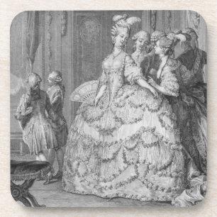 The Queen's Lady-in-Waiting, gegraveerd door P.A. Drankjes Onderzetter