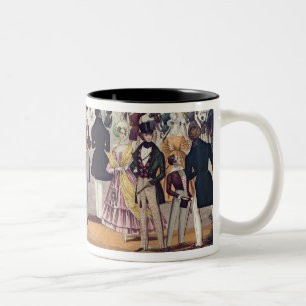 The Queen's Return from the House of Lords, 1839 ( Tweekleurige Koffiemok
