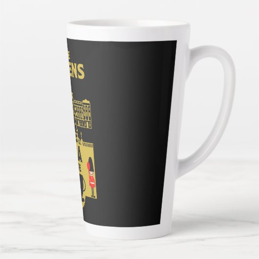 The Queens Tea Royal Coronation Latte Mok (Rechts)