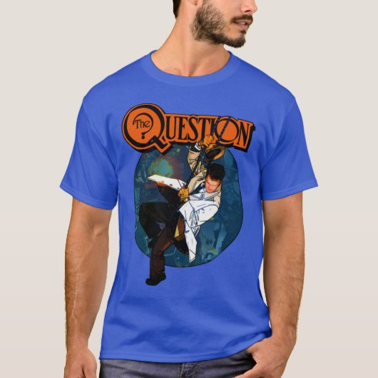 The Question friends T-shirt (Voorkant)