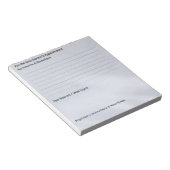 The "Quick Notes" Appointment & Questions Notitieblok (Schuin)