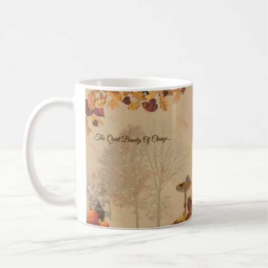 The Quiet Beauty Of Change _ Autumn Serenity Mug Koffiemok (Links)