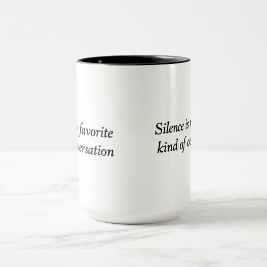 The Quiet Conversation Mok (Midden)