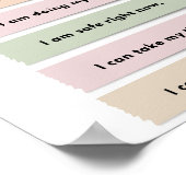 The Quiet Grove Calming Corner Affirmations Poster (Hoek)