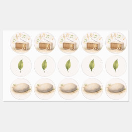 The Quiet Grove Gronding Tools Set Twee Labels