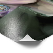 The Quiet Observer Expressive Feminine Portrait Foto Afdruk (Hoek)