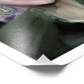 The Quiet Observer Expressive Feminine Portrait Foto Afdruk (Hoek)